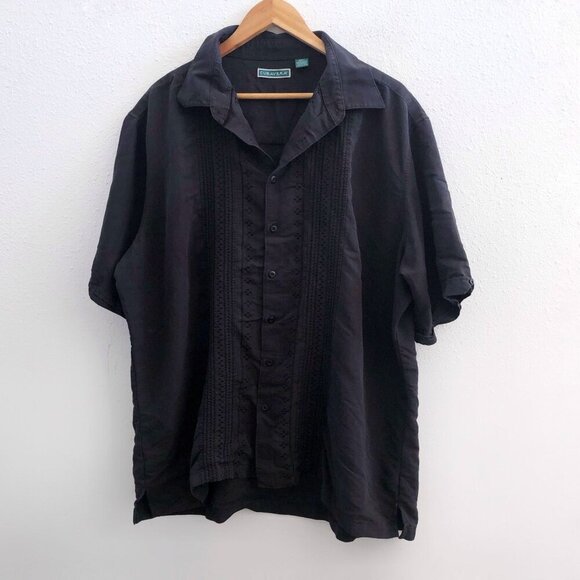 Cubavera Other - CUBAVERA Rayon Blend‎ Short Sleeves Shirt 2X Tall